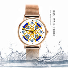 Load image into Gallery viewer, Women Watches Fashion Diamond Ladies Wristwatches Stainless Steel Silver Mesh Strap Female Quartz Watch