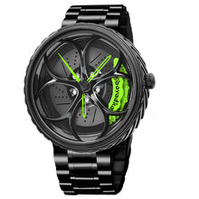 Load image into Gallery viewer, Car Wheel Watch-Waterproof Stainless Steel Japanese Quartz Wrist Watch Sports Men’s Watches