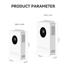 Load image into Gallery viewer, 1.5kW 2.2kW 3.6kW 4.2kW 5.5kW 6.2kW 12kW 13.2kW EU MPPT All In One Off Grid Wifi Hybrid Solar Power Inverter
