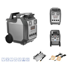 Load image into Gallery viewer, 2500W/3.072kWh, 3500W/4.48kWh, 5000W/7.68kWh Pull Rod Type Portable Outdoor Power Supply
