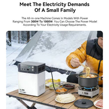 Load image into Gallery viewer, 500W 1000Wh All In One Energy Storage Battery+Inverter Portable Power Station
