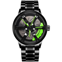 Load image into Gallery viewer, Car Rim Watch-Waterproof Stainless Steel Japanese Quartz Wrist Watch Sports Men’s Watches
