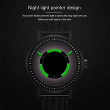 Load image into Gallery viewer, Mens Watches New Pointerless Creative Quartz Watch Men Casual Slim Mesh Steel Waterproof Sport Watch
