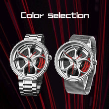 Load image into Gallery viewer, Car Wheel Watch-Waterproof Stainless Steel Japanese Quartz Wrist Watch Sports Men’s Watches
