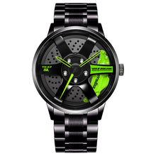 Load image into Gallery viewer, Car Wheel Watch-Waterproof Stainless Steel Japanese Quartz Wrist Watch Sports Men’s Watches
