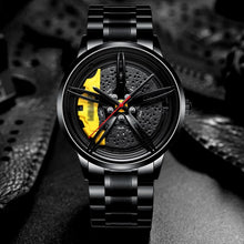 Load image into Gallery viewer, Car Rim Watch-Waterproof Stainless Steel Japanese Quartz Wrist Watch
