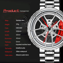 Load image into Gallery viewer, Car Wheel Watch-Waterproof Stainless Steel Japanese Quartz Wrist Watch
