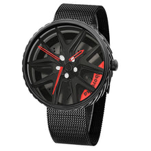 Load image into Gallery viewer, Car Rim Watch-Waterproof Stainless Steel Japanese Quartz Wrist Watch
