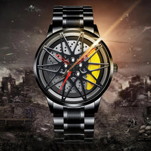 Load image into Gallery viewer, Car Wheel Watch-Waterproof Stainless Steel Japanese Quartz Wrist Watch Sports Men’s Watches
