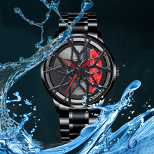 Load image into Gallery viewer, Car Wheel Watch-Waterproof Stainless Steel Japanese Quartz Wrist Watch Sports Men’s Watches
