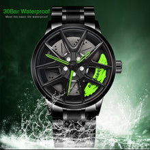 Load image into Gallery viewer, Car Wheel Watch-Waterproof Stainless Steel Japanese Quartz Wrist Watch
