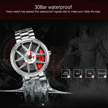 Load image into Gallery viewer, Car Wheel Watch-Waterproof Stainless Steel Japanese Quartz Wrist Watch
