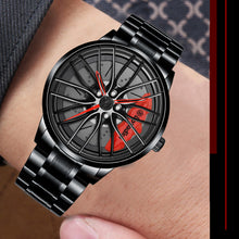 Load image into Gallery viewer, Car Rim Watch-Waterproof Stainless Steel Japanese Quartz Wrist Watch Sports Men’s Watches
