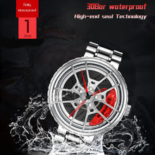 Load image into Gallery viewer, Car Wheel Watch-Waterproof Stainless Steel Japanese Quartz Wrist Watch
