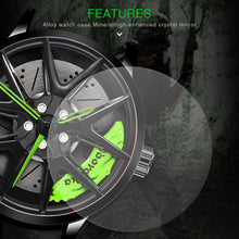 Load image into Gallery viewer, Car Wheel Watch-Waterproof Stainless Steel Japanese Quartz Wrist Watch
