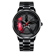 Load image into Gallery viewer, Car Rim Watch-Waterproof Stainless Steel Japanese Quartz Wrist Watch
